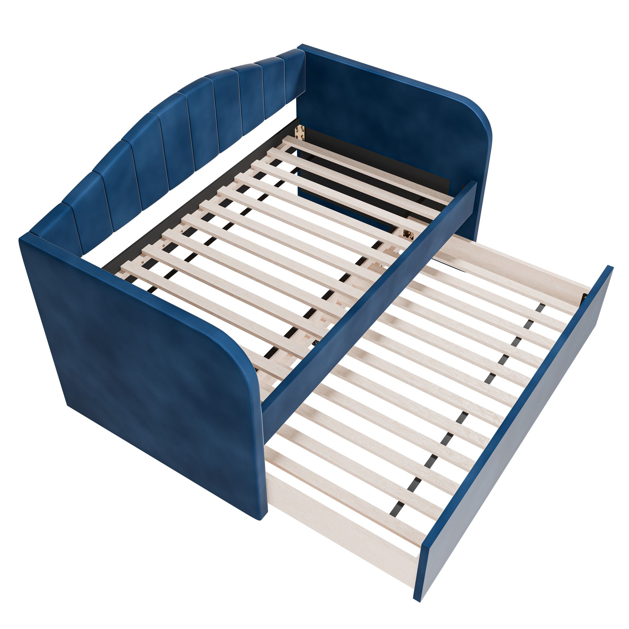 Modern Day Bed Trundle With Slat Support