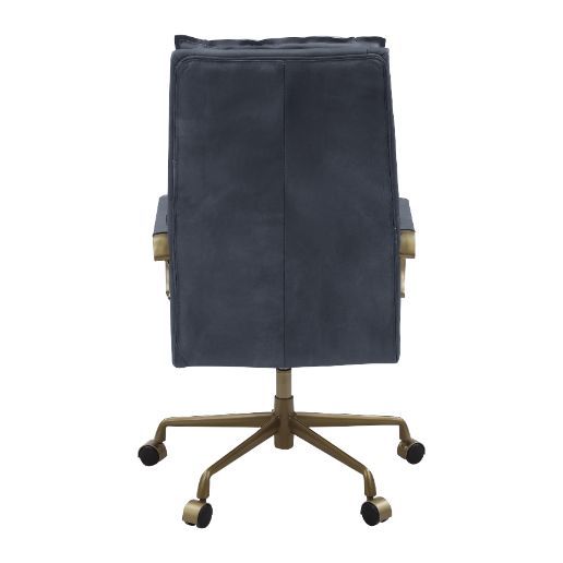 Tinzud - Office Chair - Gray Leather