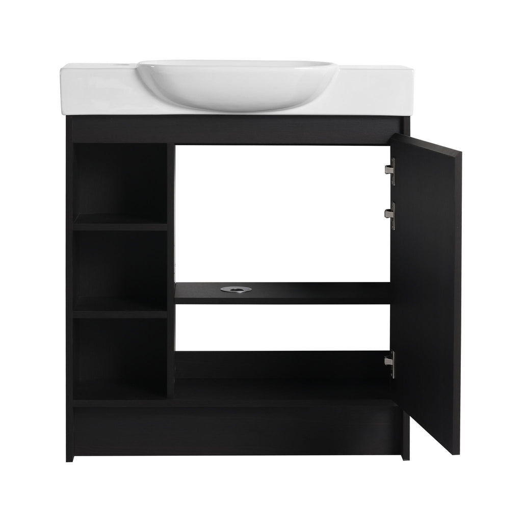 Freestanding Bathroom Vanity With Sink, Soft Close Door