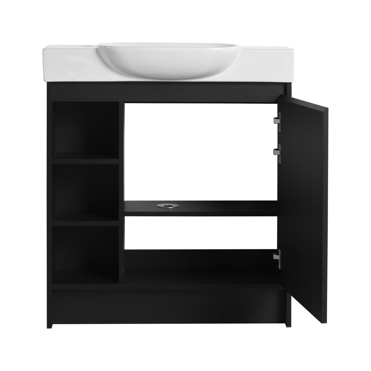 Freestanding Bathroom Vanity With Sink, Soft Close Door