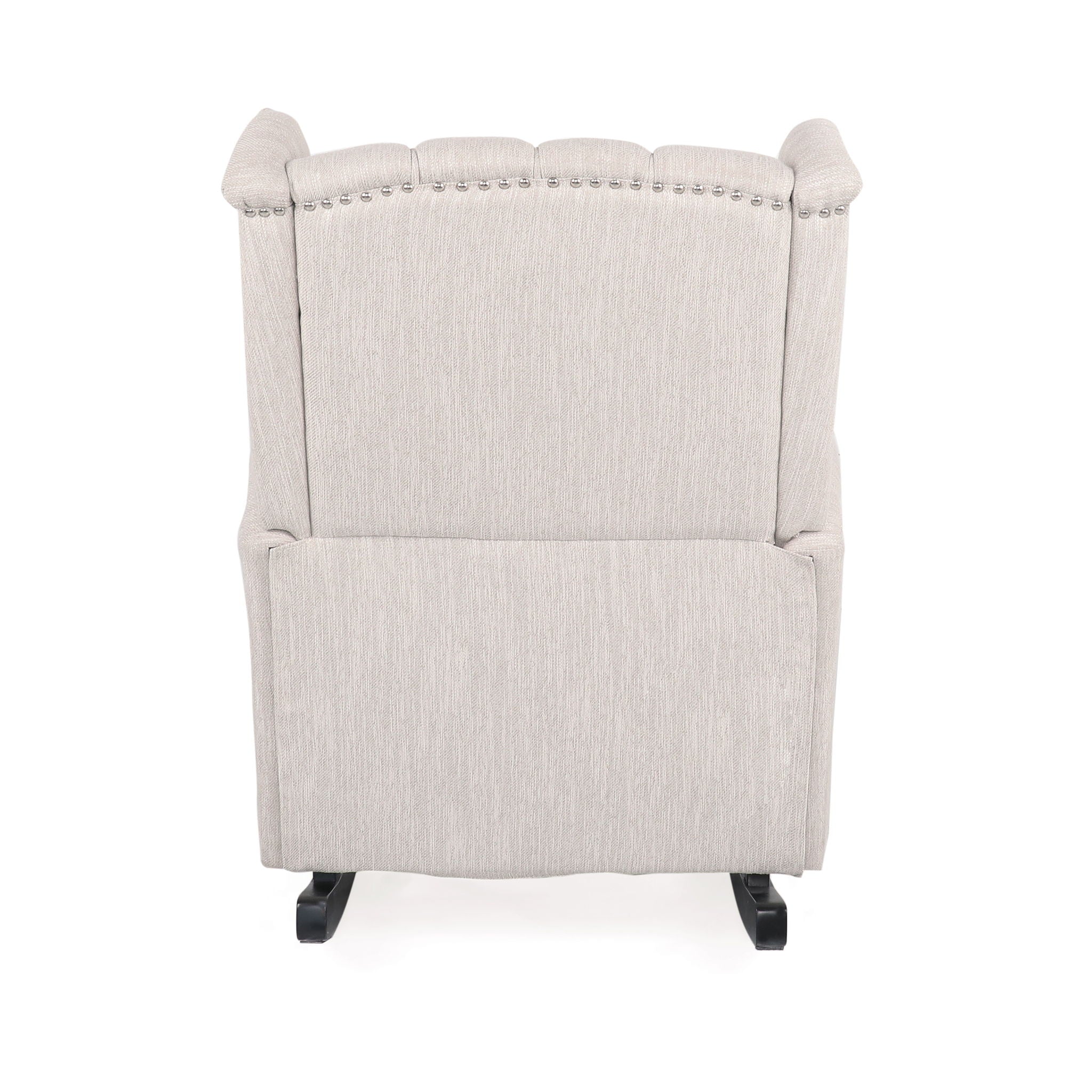 Sheila - Contemporary Fabric Tufted Wingback Rocking Chair