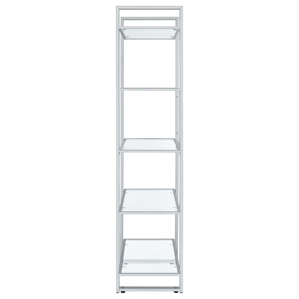 Colfax - 5 Shelf Bookshelf - Clear