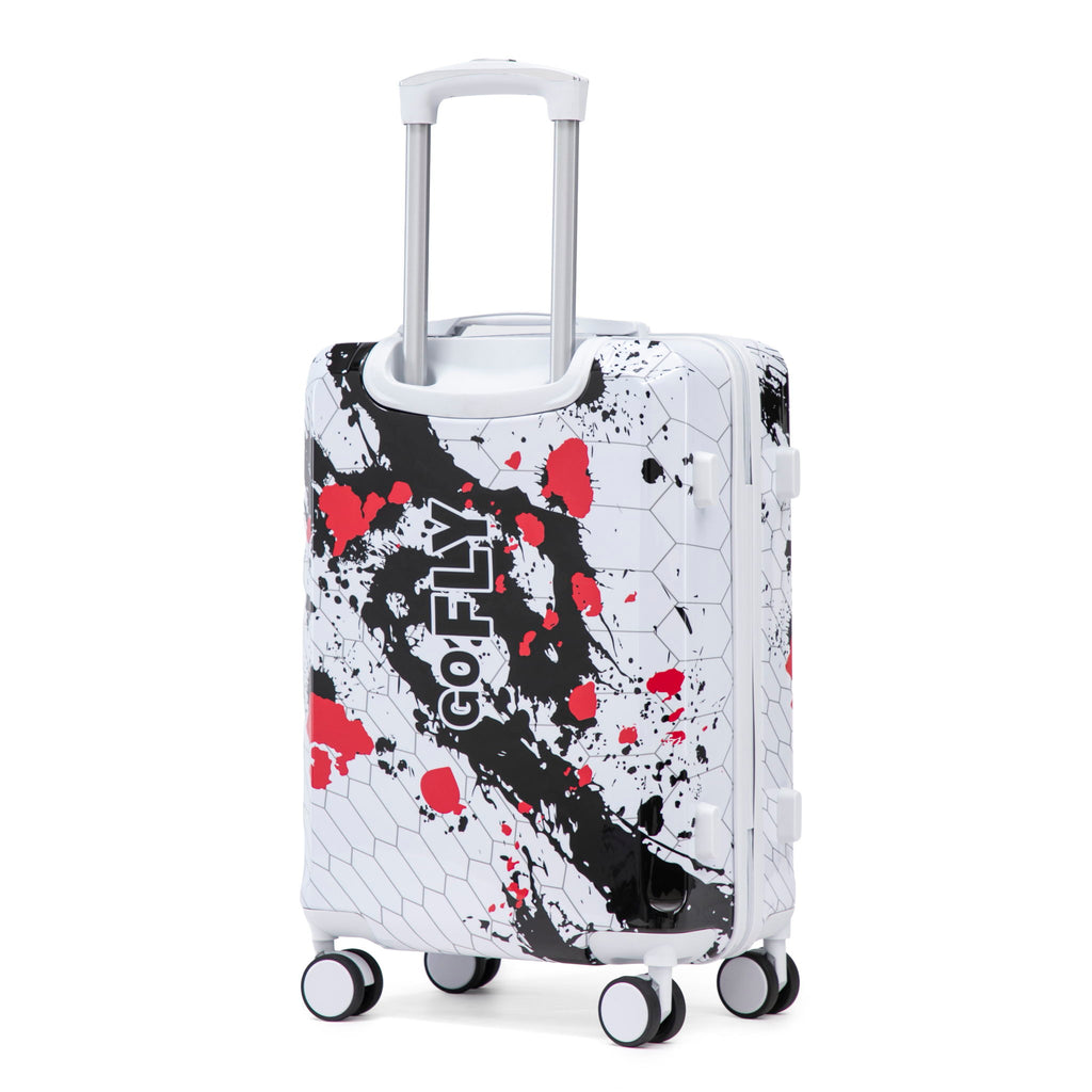 Luggage With Combination Lock, Lightweight Carry-On Suitcase