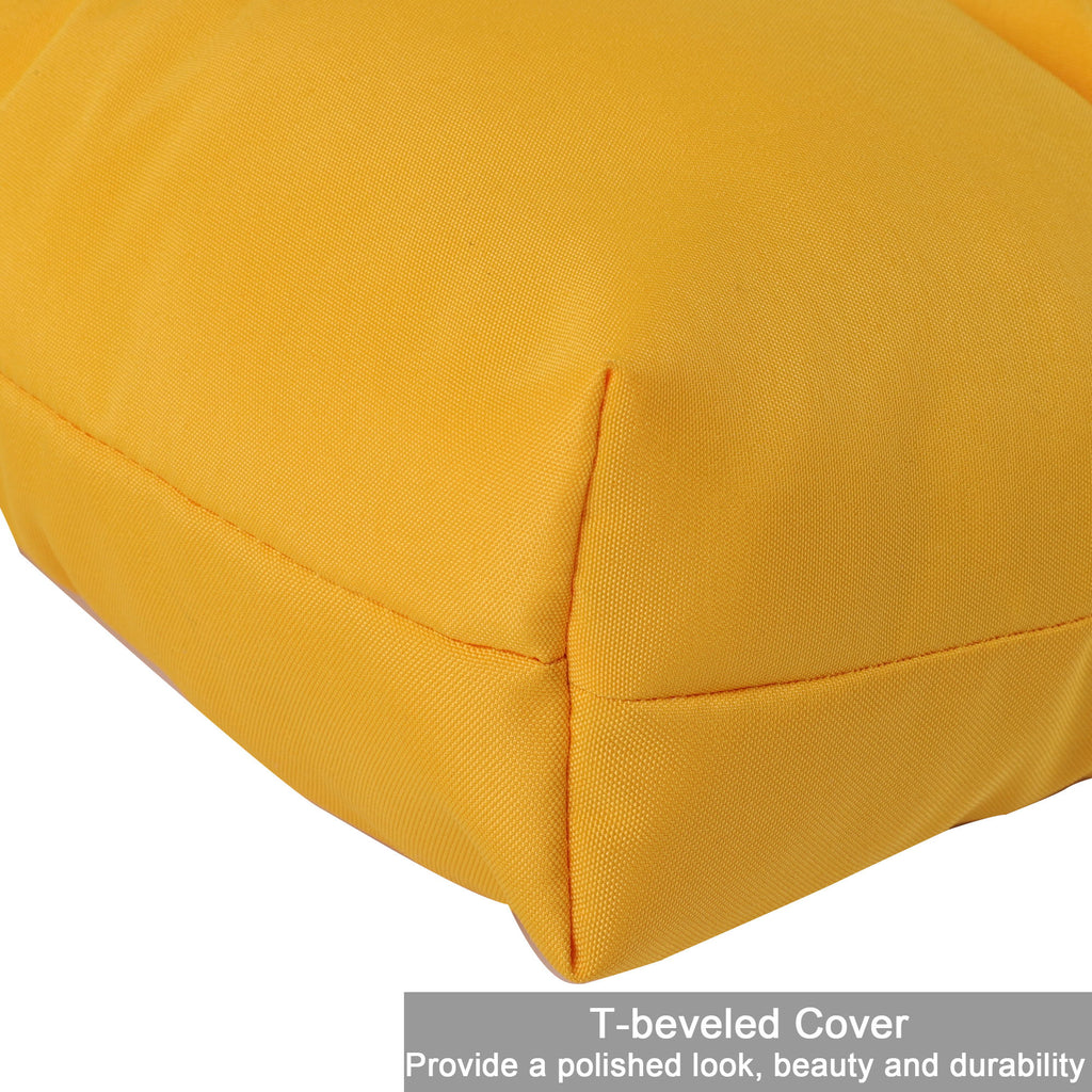 2 Piece High Back Patio Chair Cushion Set