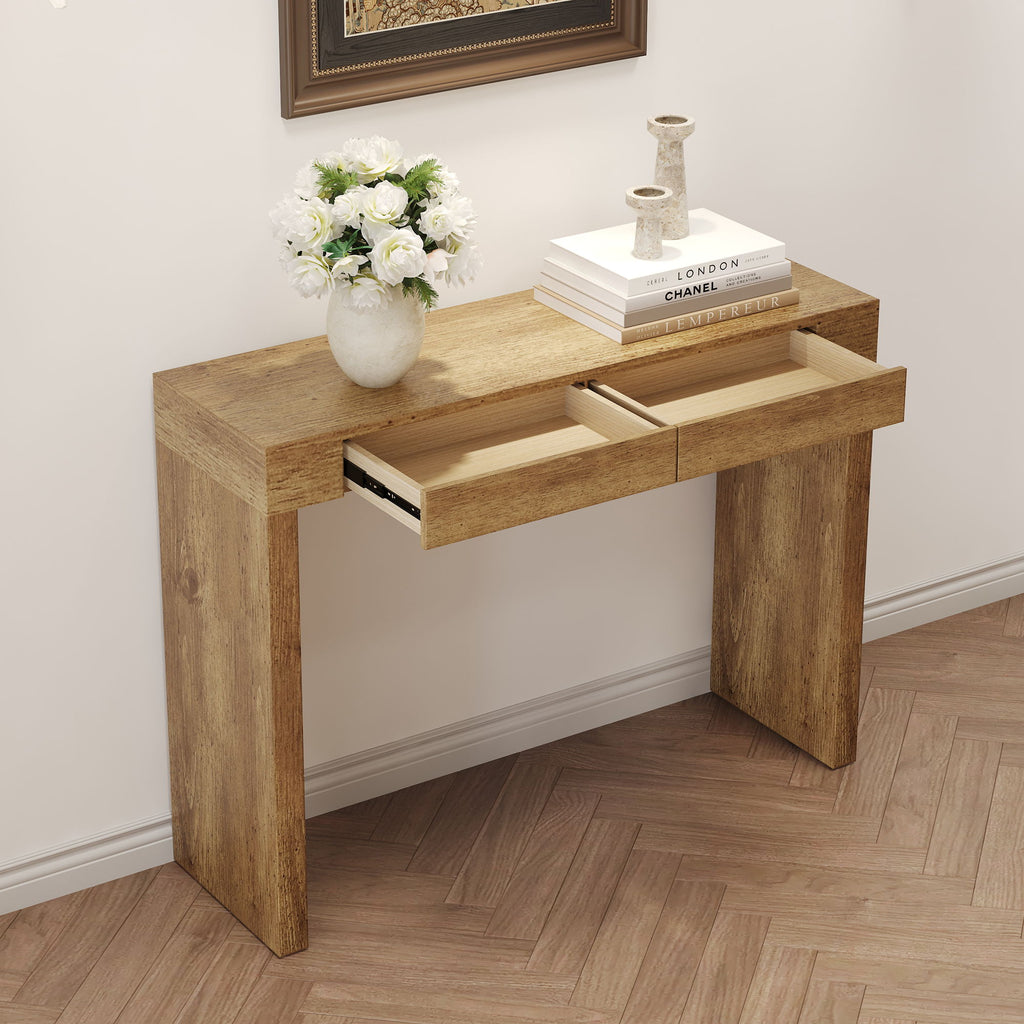 Elegant Bar Table With 2 Drawers