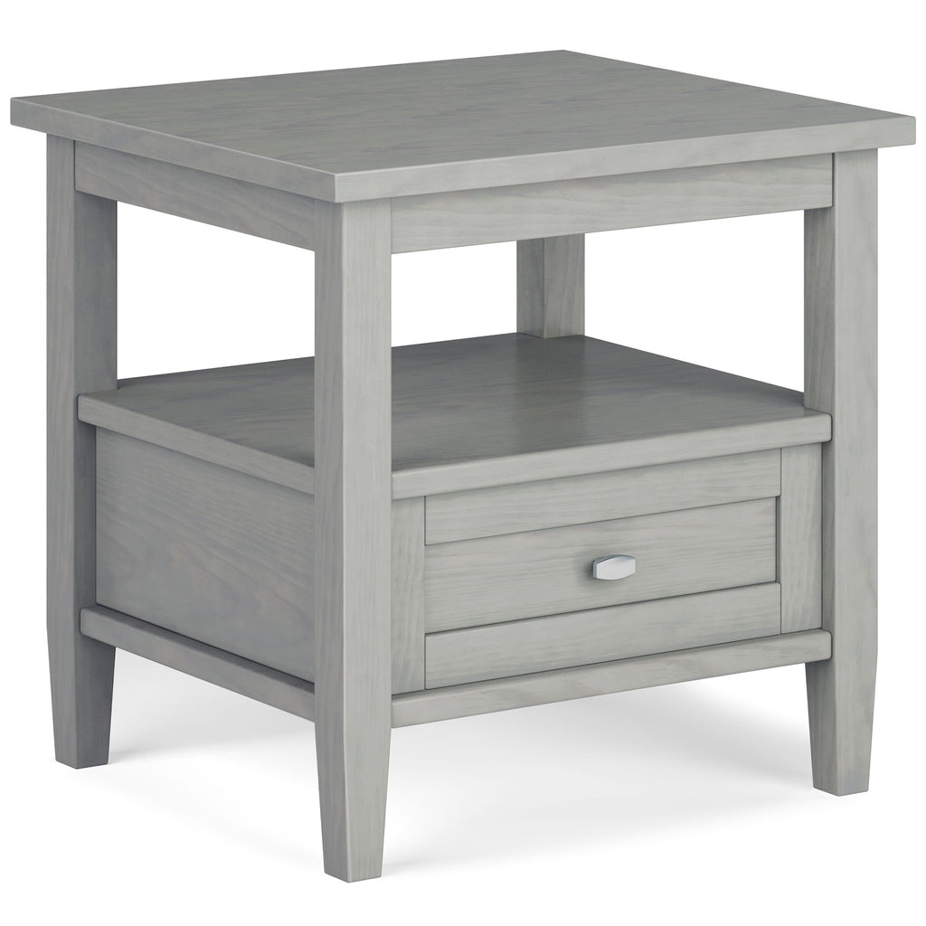 Warm Shaker - End Table - Gray