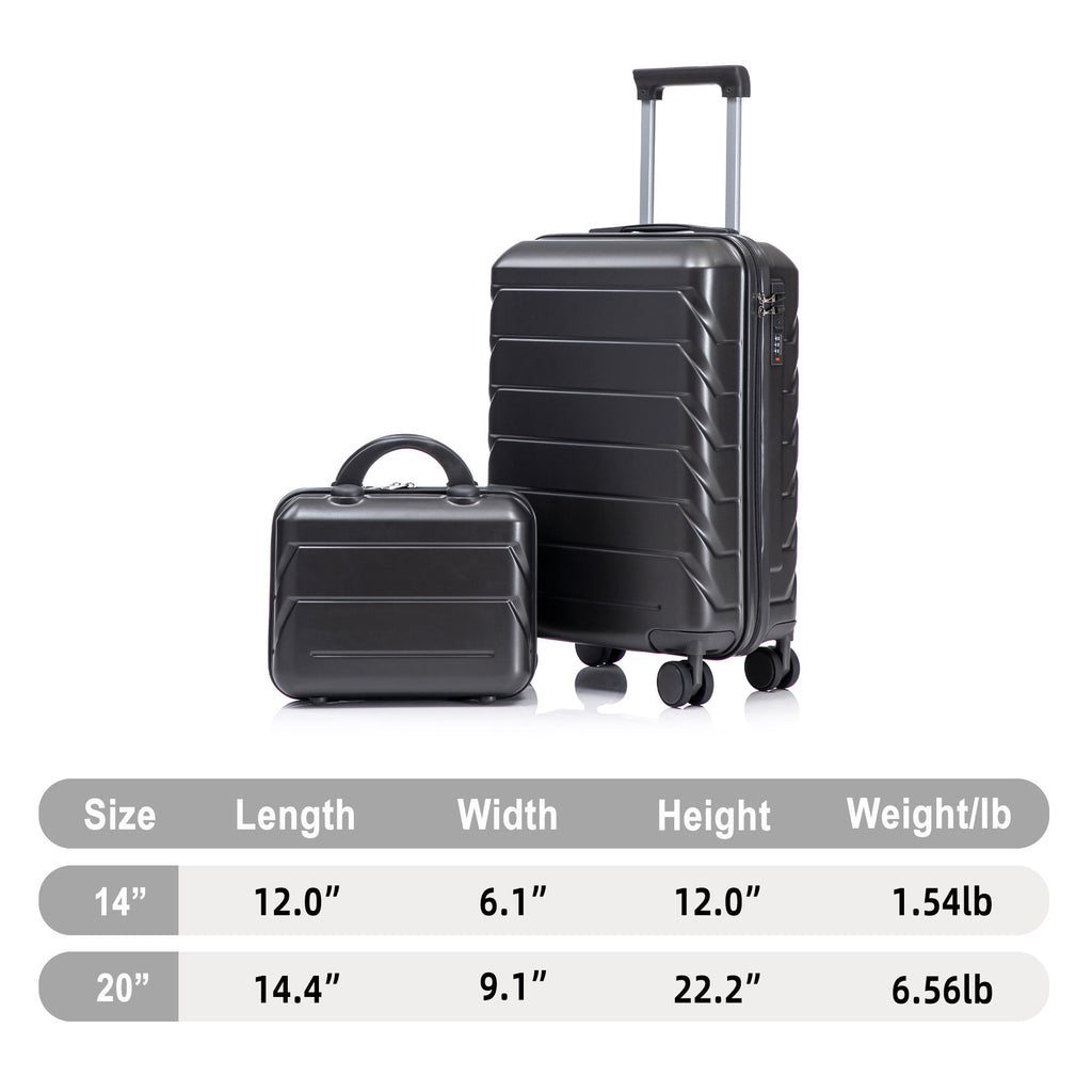 Spinner Luggage Set With Combination Lock