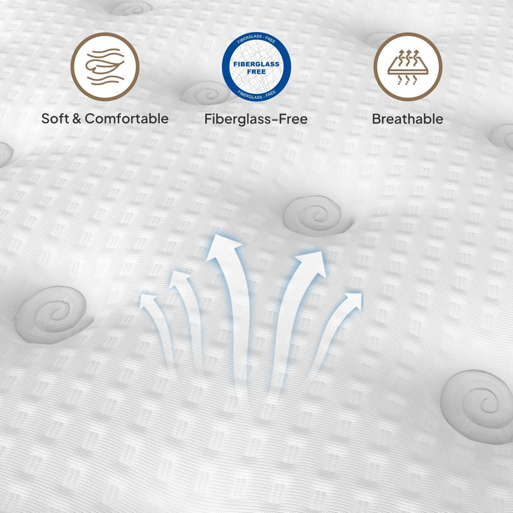 14" Hybrid Mattress With Innerspring & Gel Memory Foam
