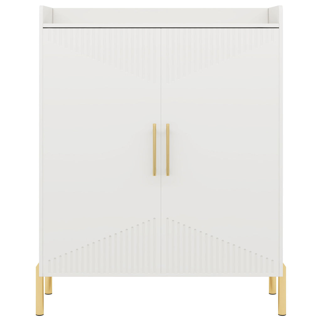 6 Tier Entryway Shoe Cabinet With Doors
