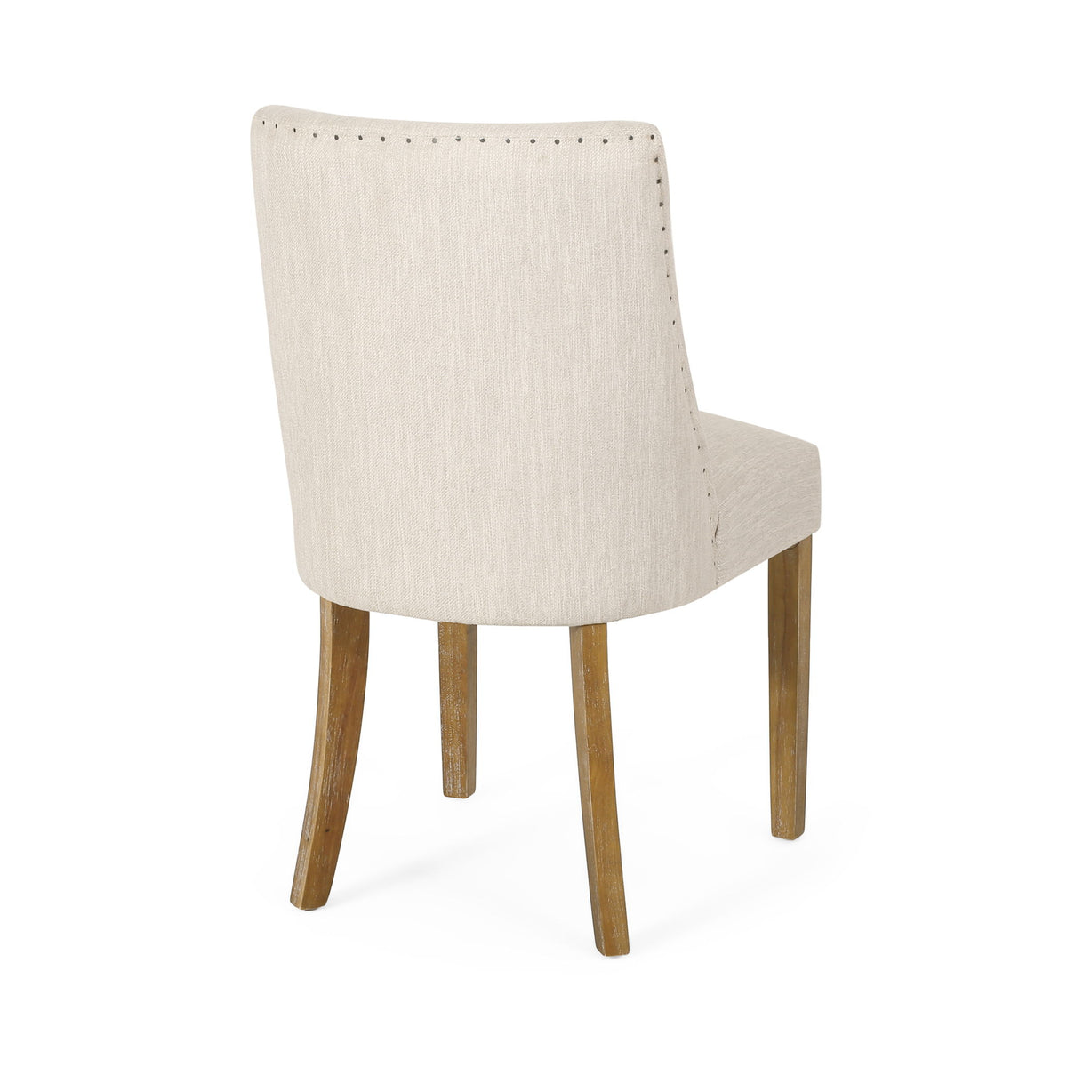 Classic Fabric Dining Chair (Set of 2) - Beige