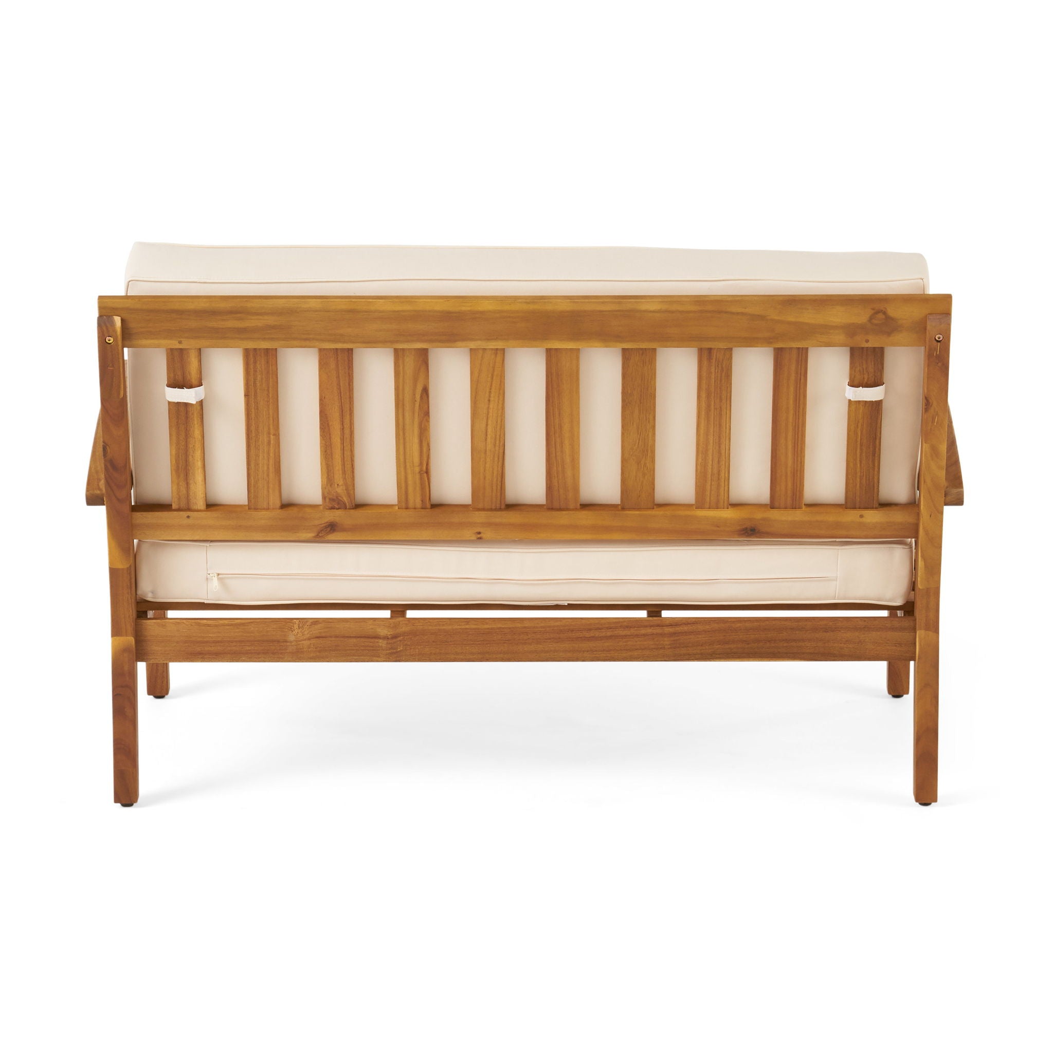 4 Person Outdoor Seating Group With Cushions Comfortable Patio Set - Teak