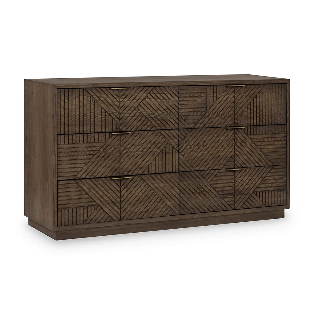 Santa - 6-Drawer Dresser - Toasted Brown