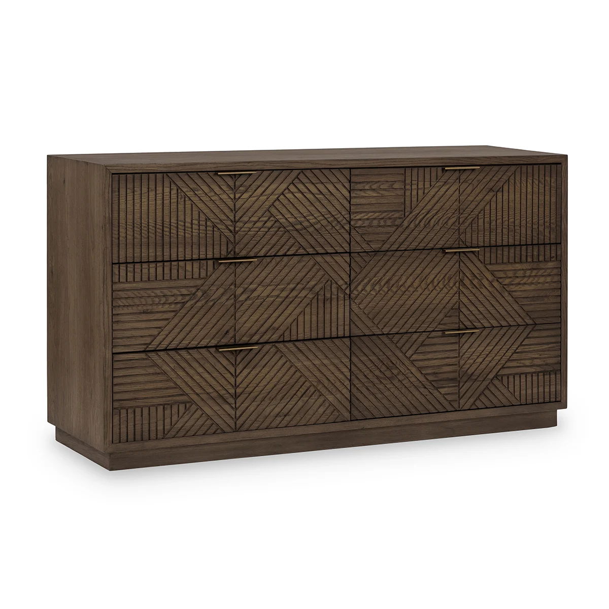 Santa - 6-Drawer Dresser - Toasted Brown