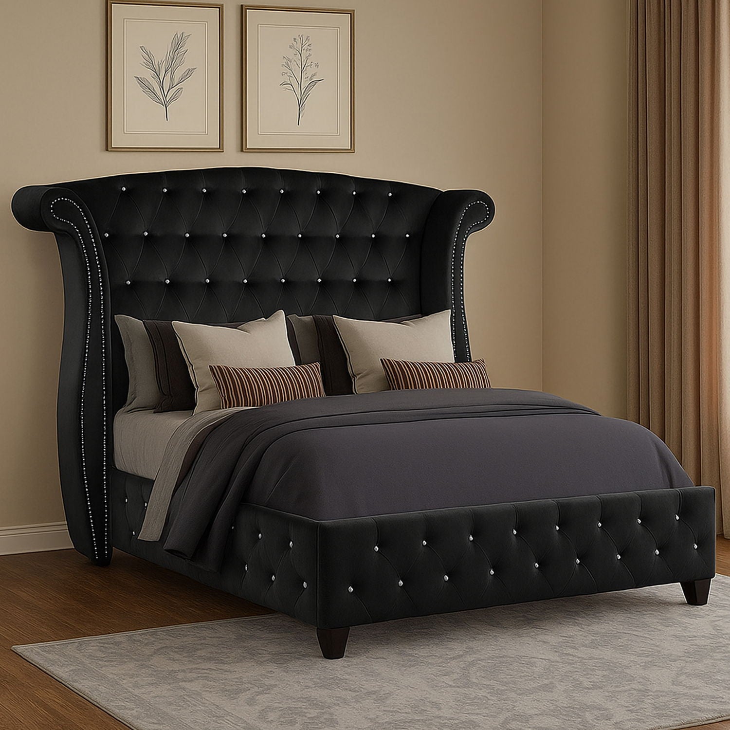 Sophia - Upholstered Bedroom Set