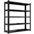 Tall Metal Shelves With Removable Dividers Are High Capacity And Load Bearing For Garages, Kitchens And Offices