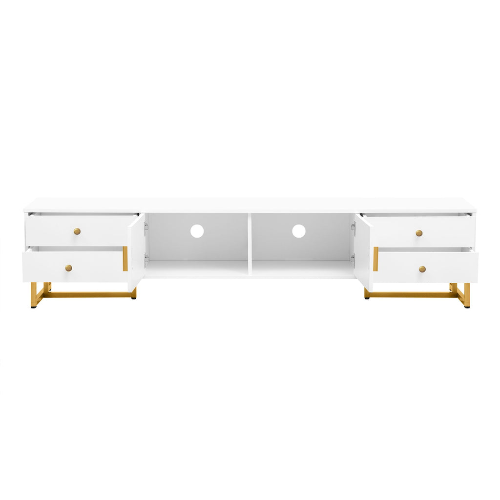 TV Stand With Storage For Living Room