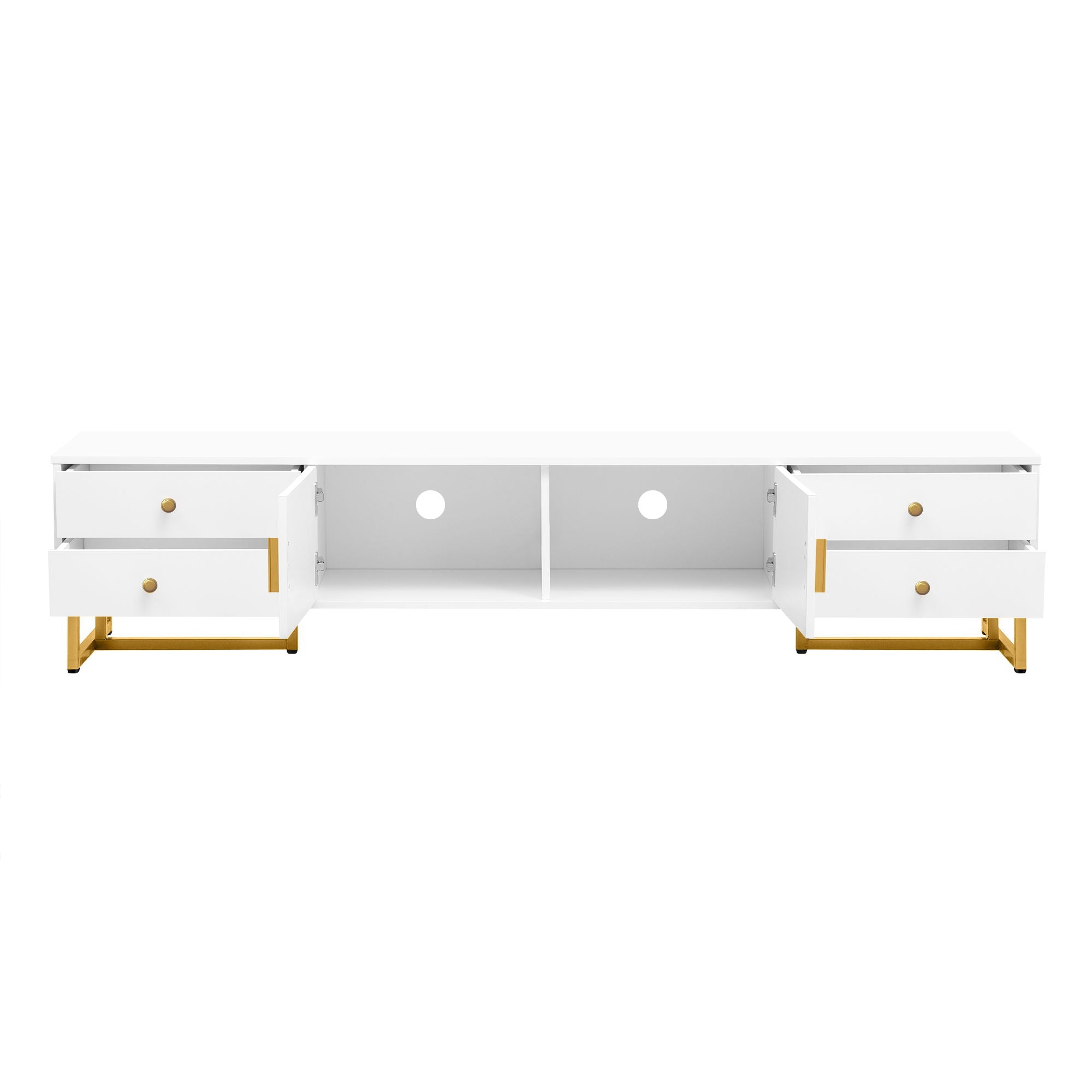 TV Stand With Storage For Living Room