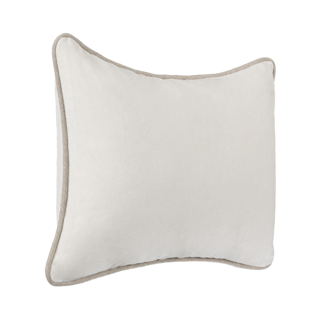 Heirloom Velvet - SLD Pillow - Ivory