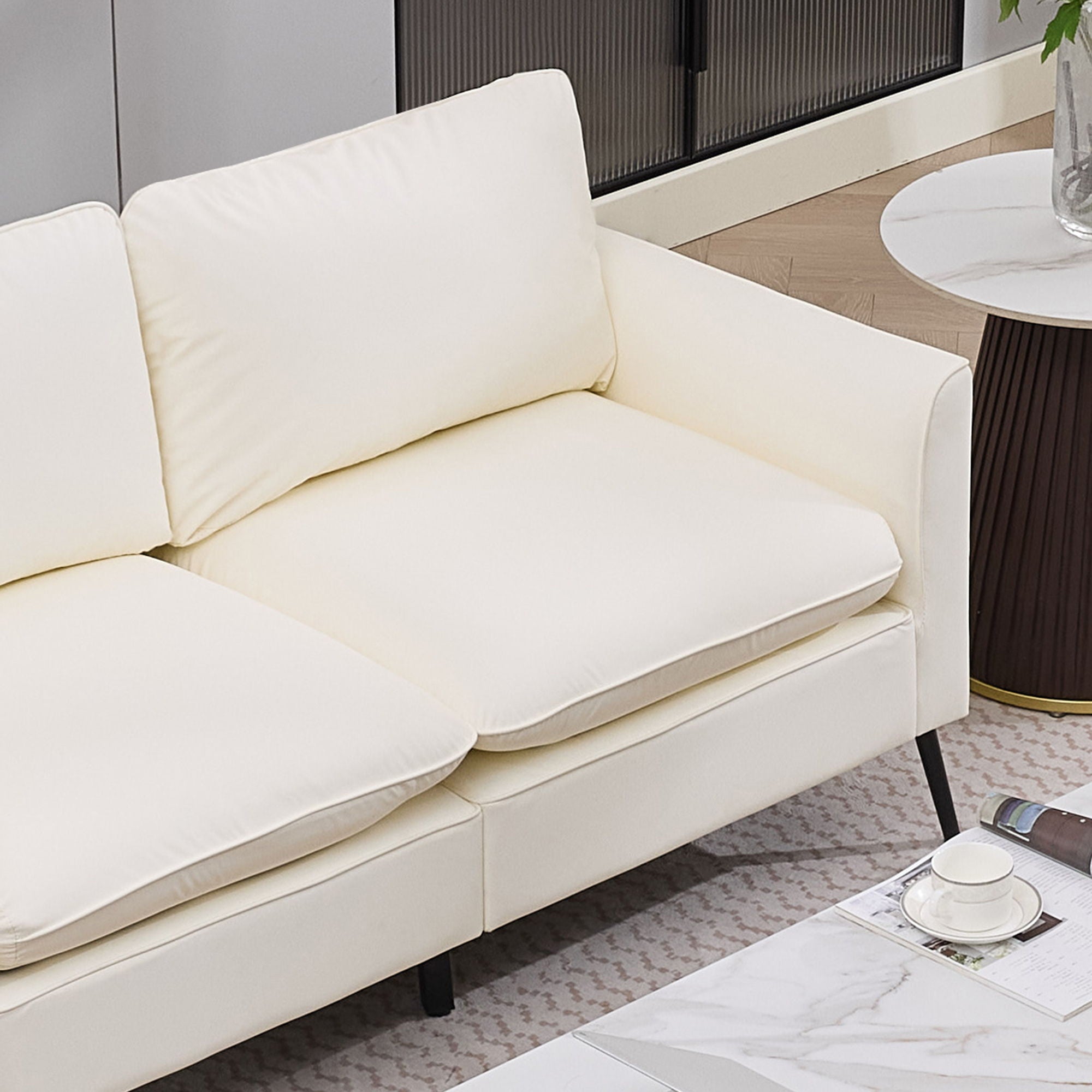 Upholstered Loveseat, For Living Room