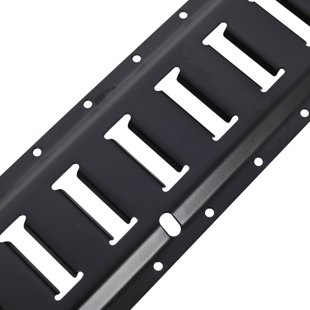 18 Pieces E Track Tie-Down Rail Kit For Trucks, Vans, And Garages With O-Ring Anchors And Ratchet Straps - Black