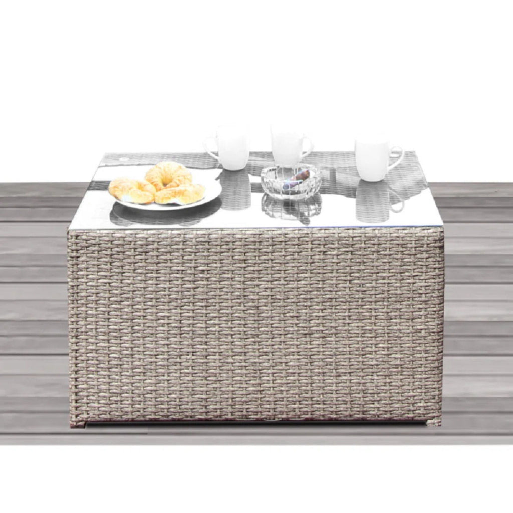 Patio 12 Piece Outdoor Seating Group With Cushions - Gray Mix