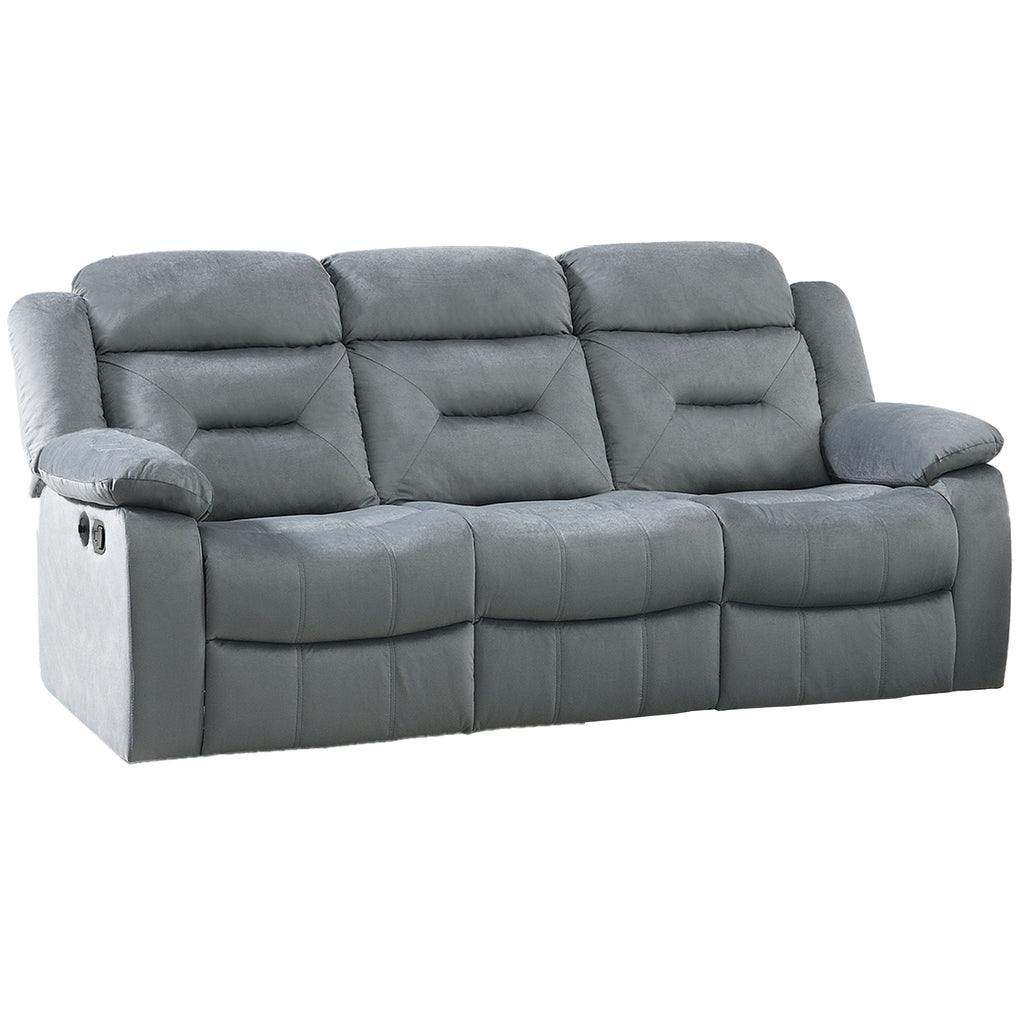 Contemporary Living Room Set With Pillow Arms And Headrest Support