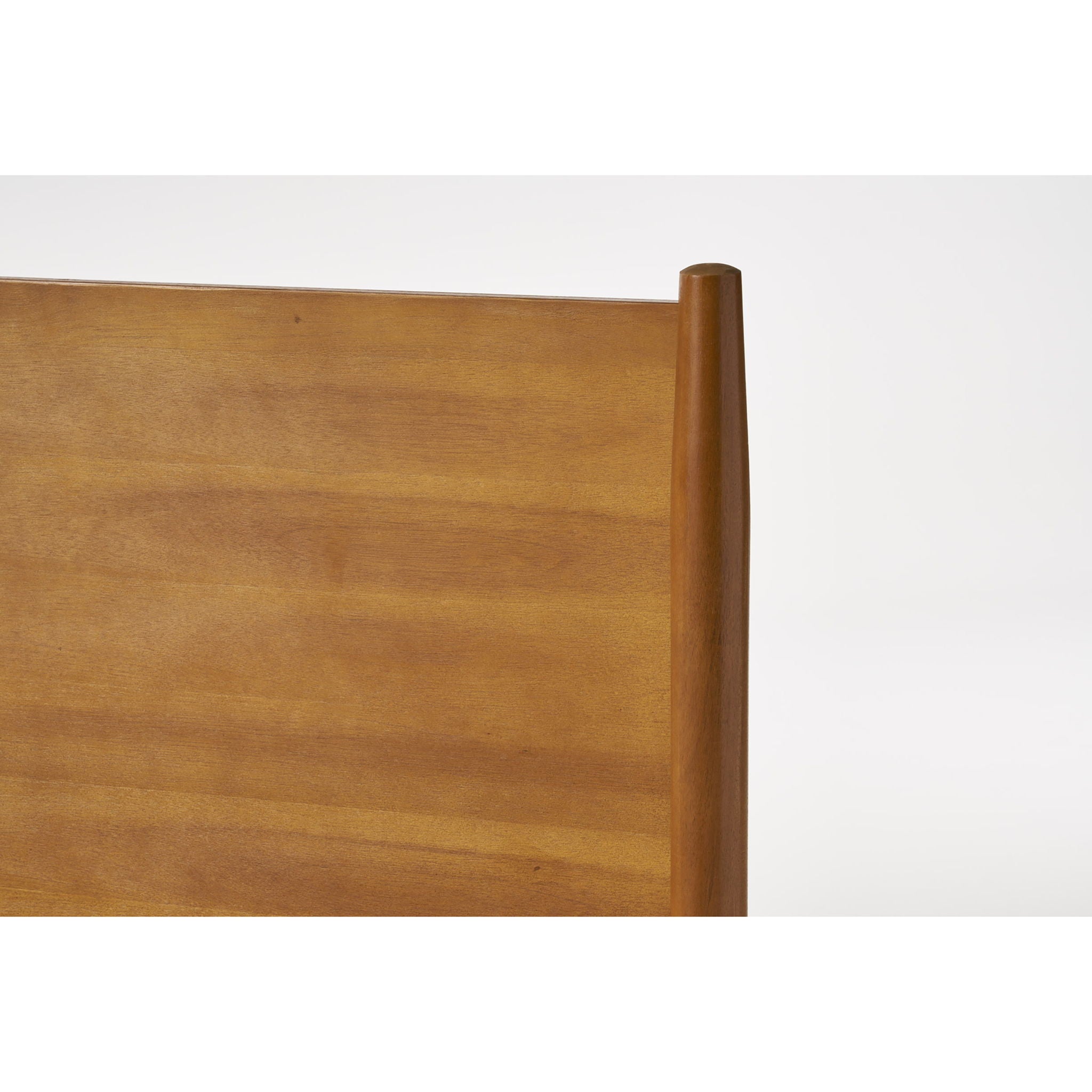Wildflow - Queen Platform Bed With Splayed Legs And Headboard - Natural
