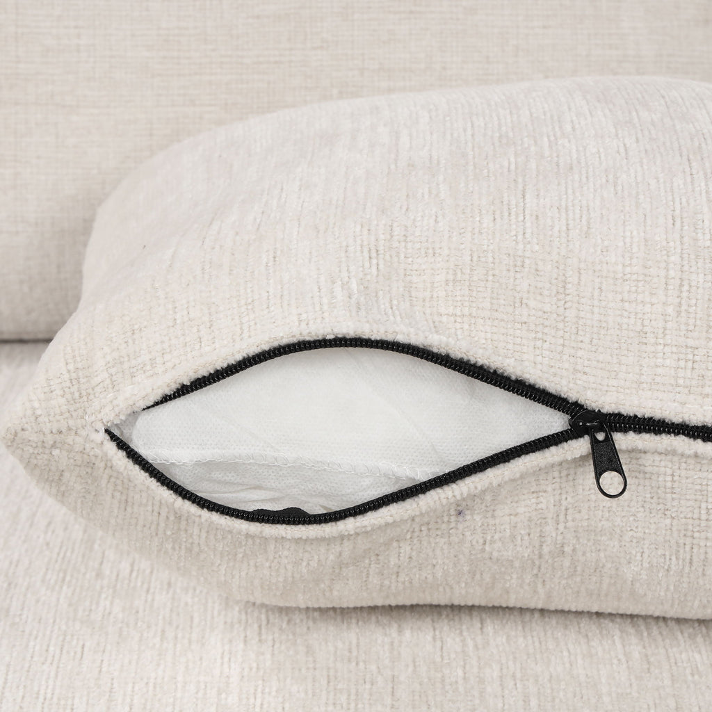Modern U-Shaped Sectional Sofa Convertible Pull-Out Sofa Bed With USB Ports And Cup Holders