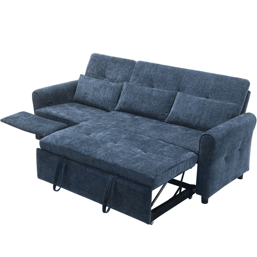 3 Seater Sofa Bed And Reversible Recliner