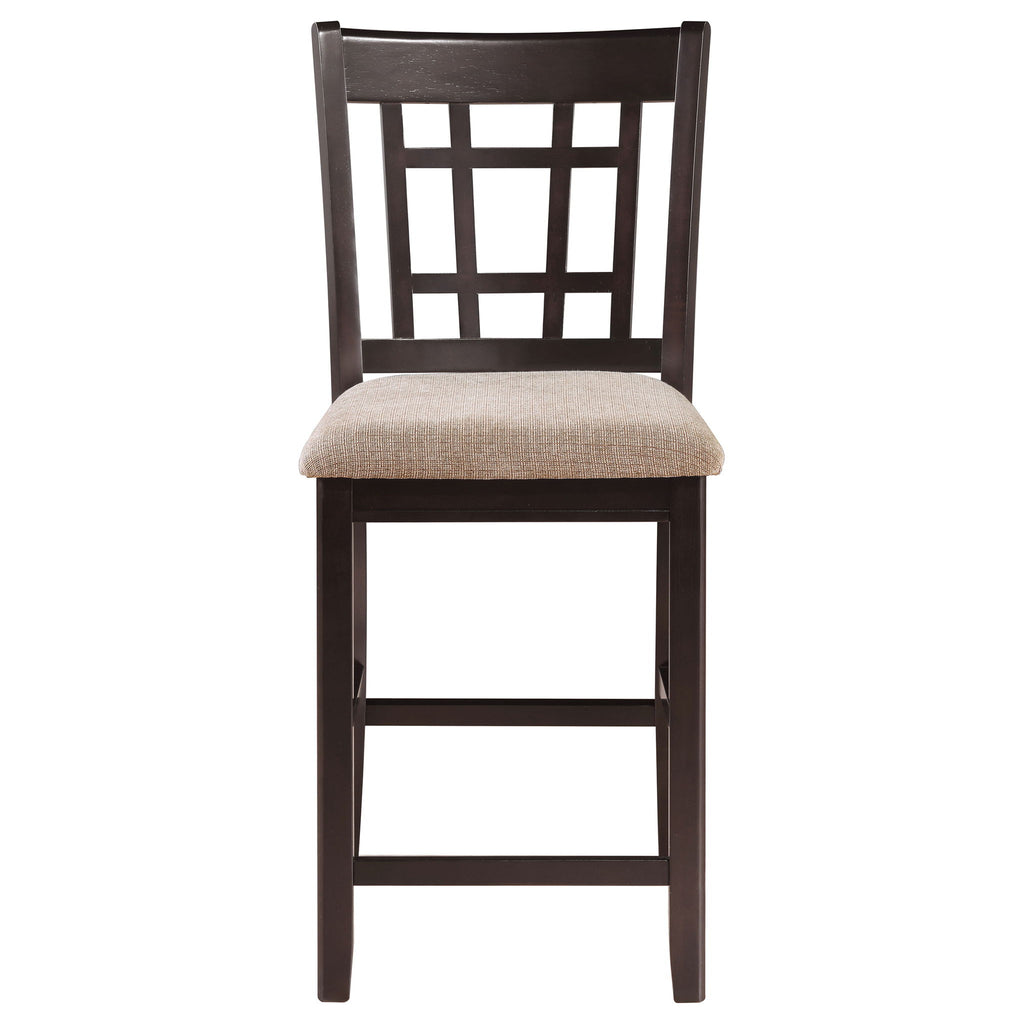 Avonlea - 5 Piece Set With Round Table And Upholstered Chairs - Chestnut