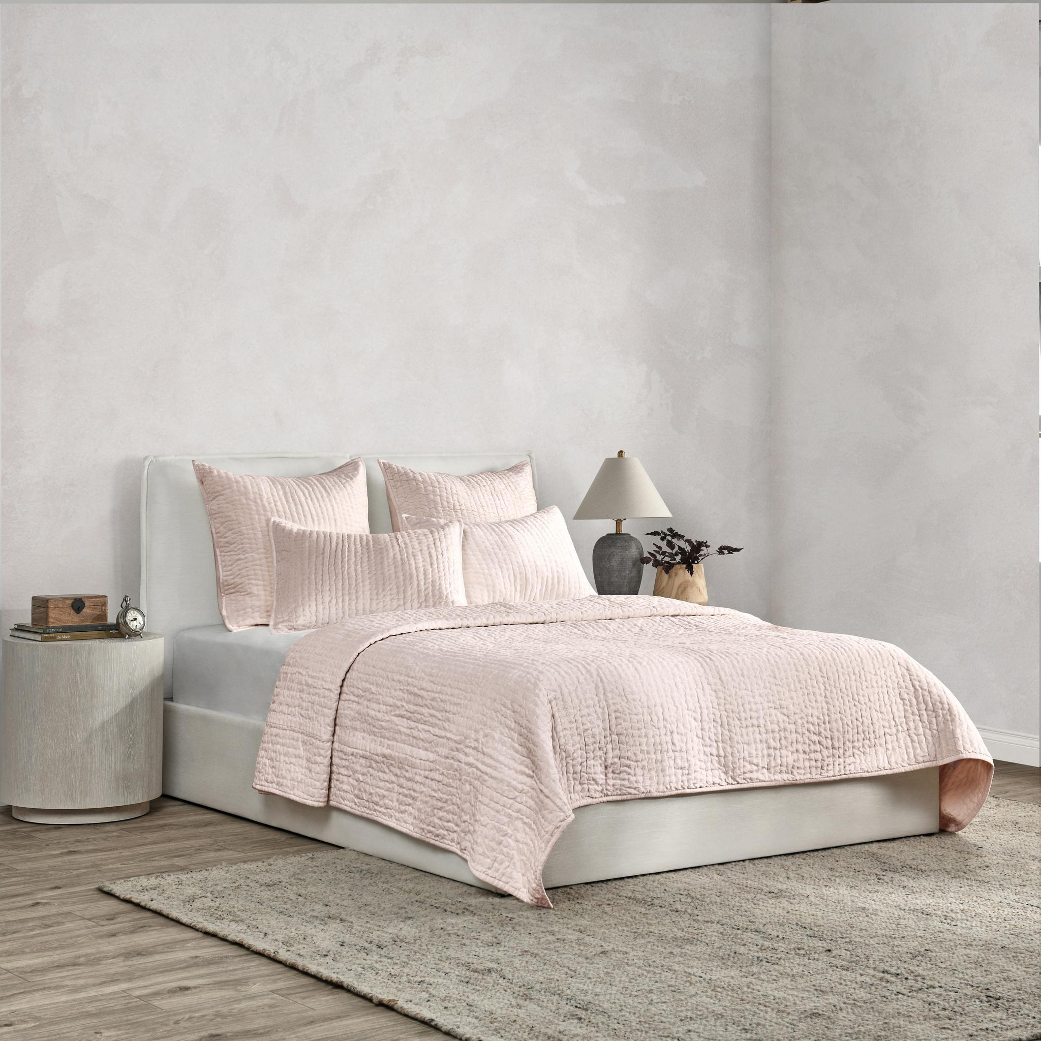 Bari - Velvet Sham - Bliss Pink