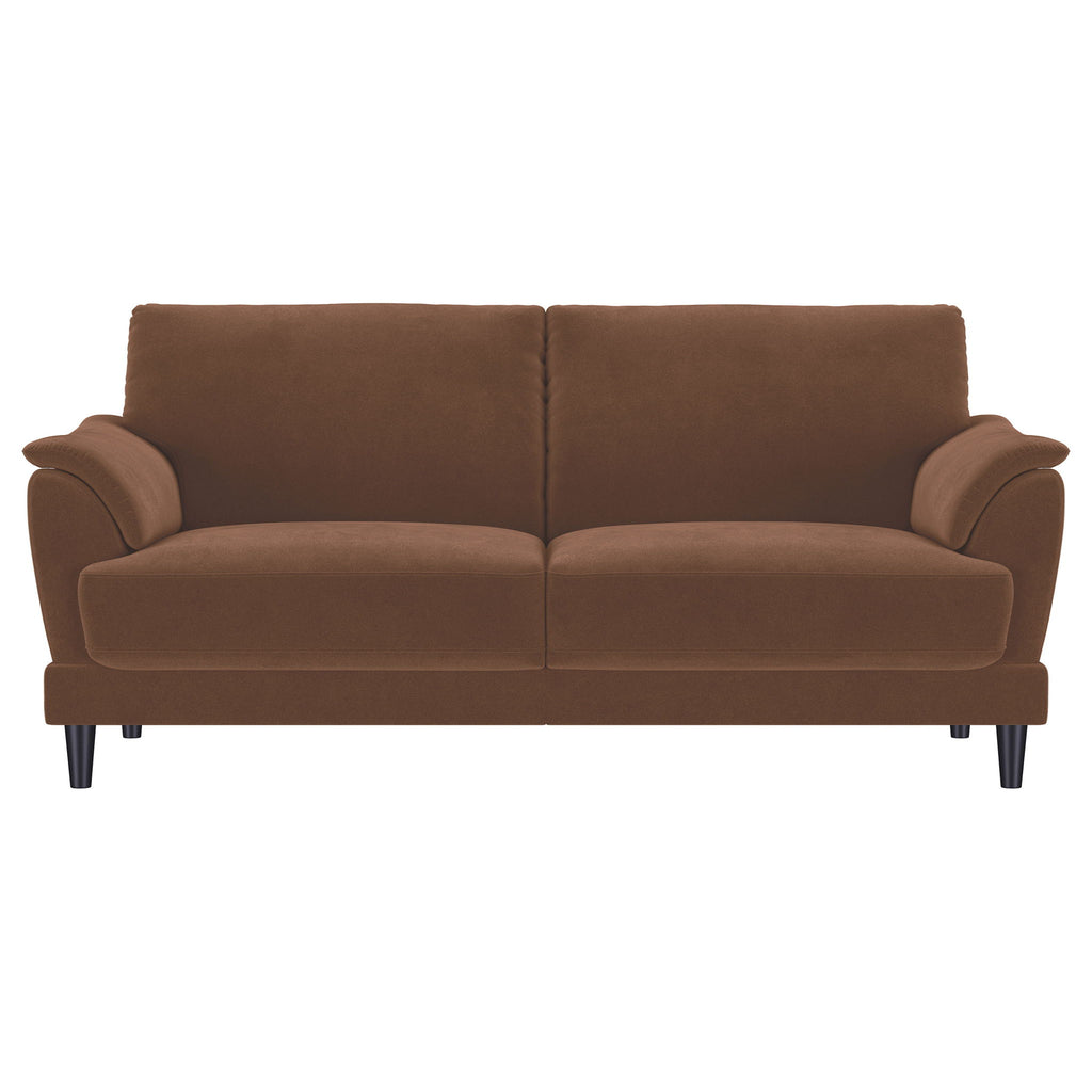 Dania - Sofa With Tufted Arms - Rust