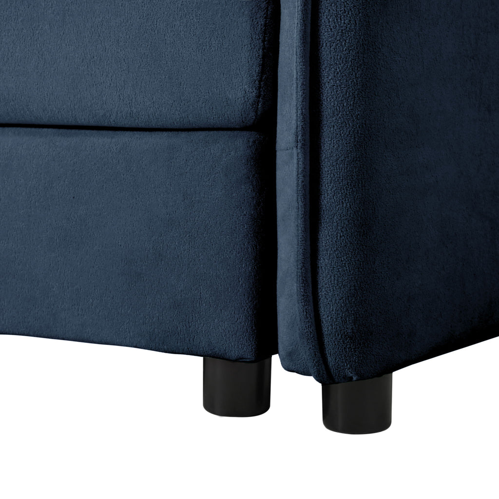 Modern Oversized Accent Chair, Comfy Single Sofa With Large Seat (Set of 2)