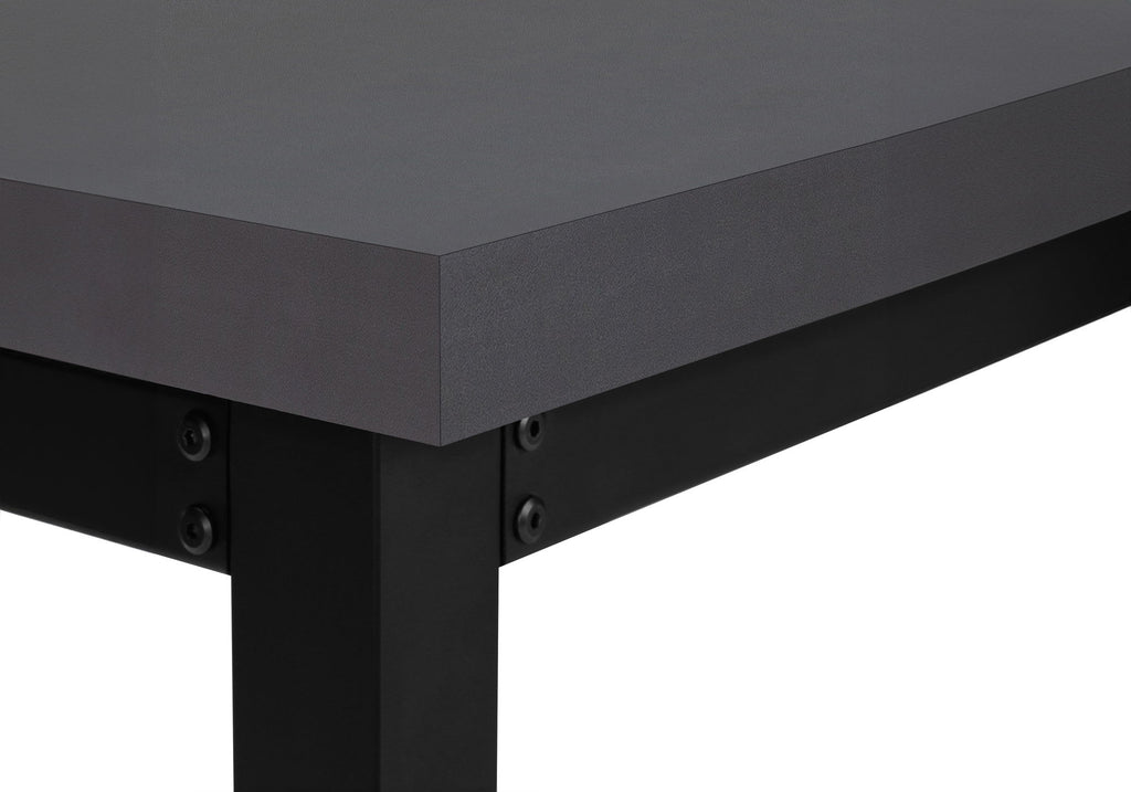 Computer Desk, Home Office, Standing, Adjustable, Laptop, Contemporary & Modern - Gray