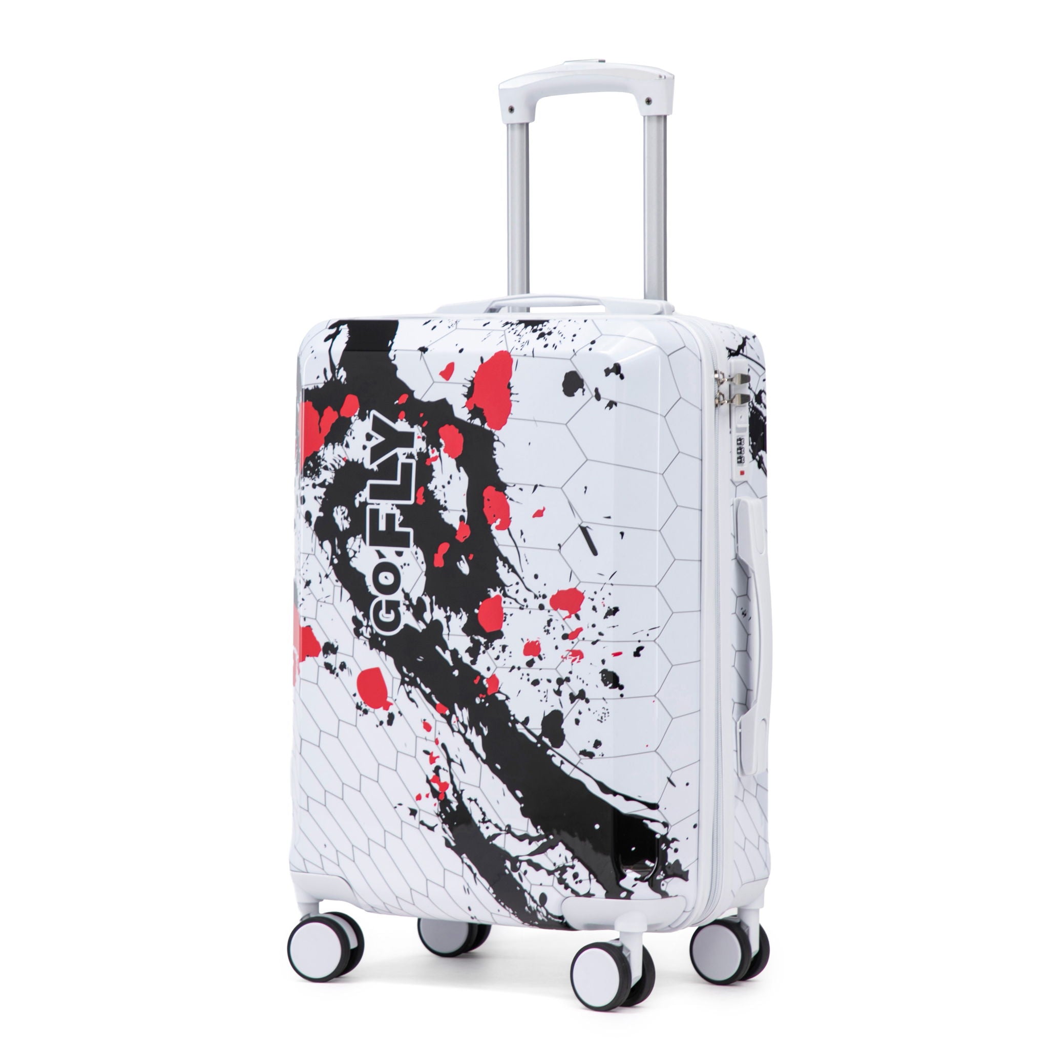 3 Piece With Combination Lock And Silent Wheels