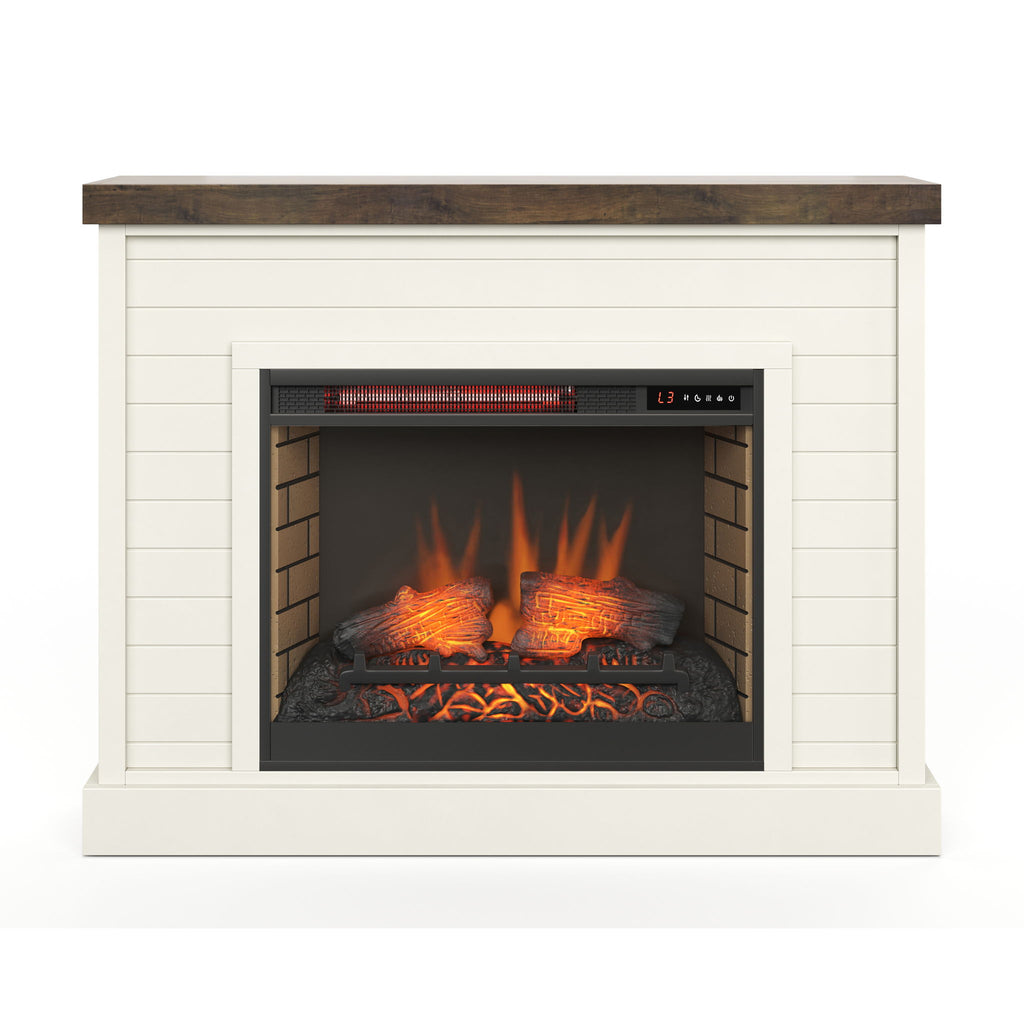 48" Fireplace With Mantel