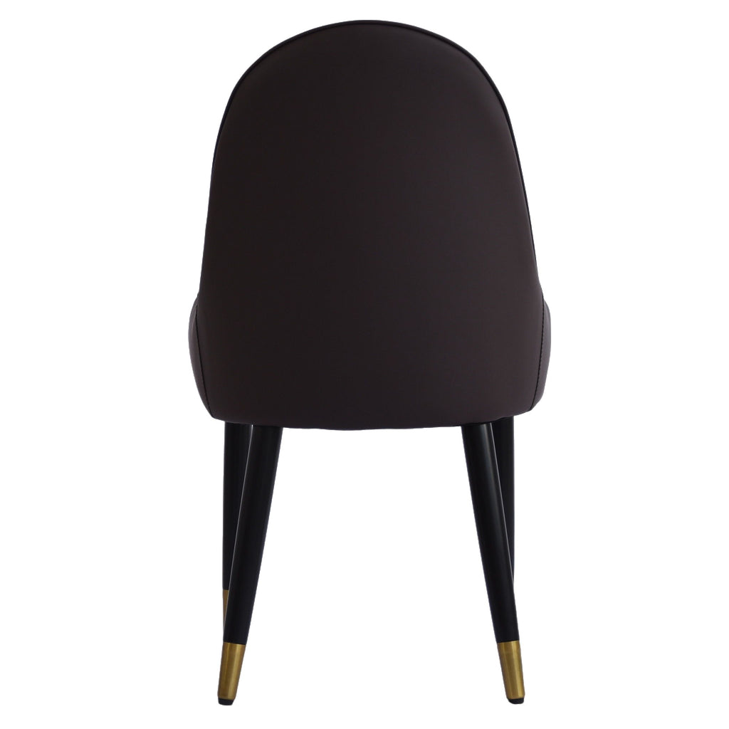 Modern Sponge-Filled Dining Chair, Solid Wood Metal Legs, Suitable For Restaurants, Living Rooms And Rooms (Set of 2)