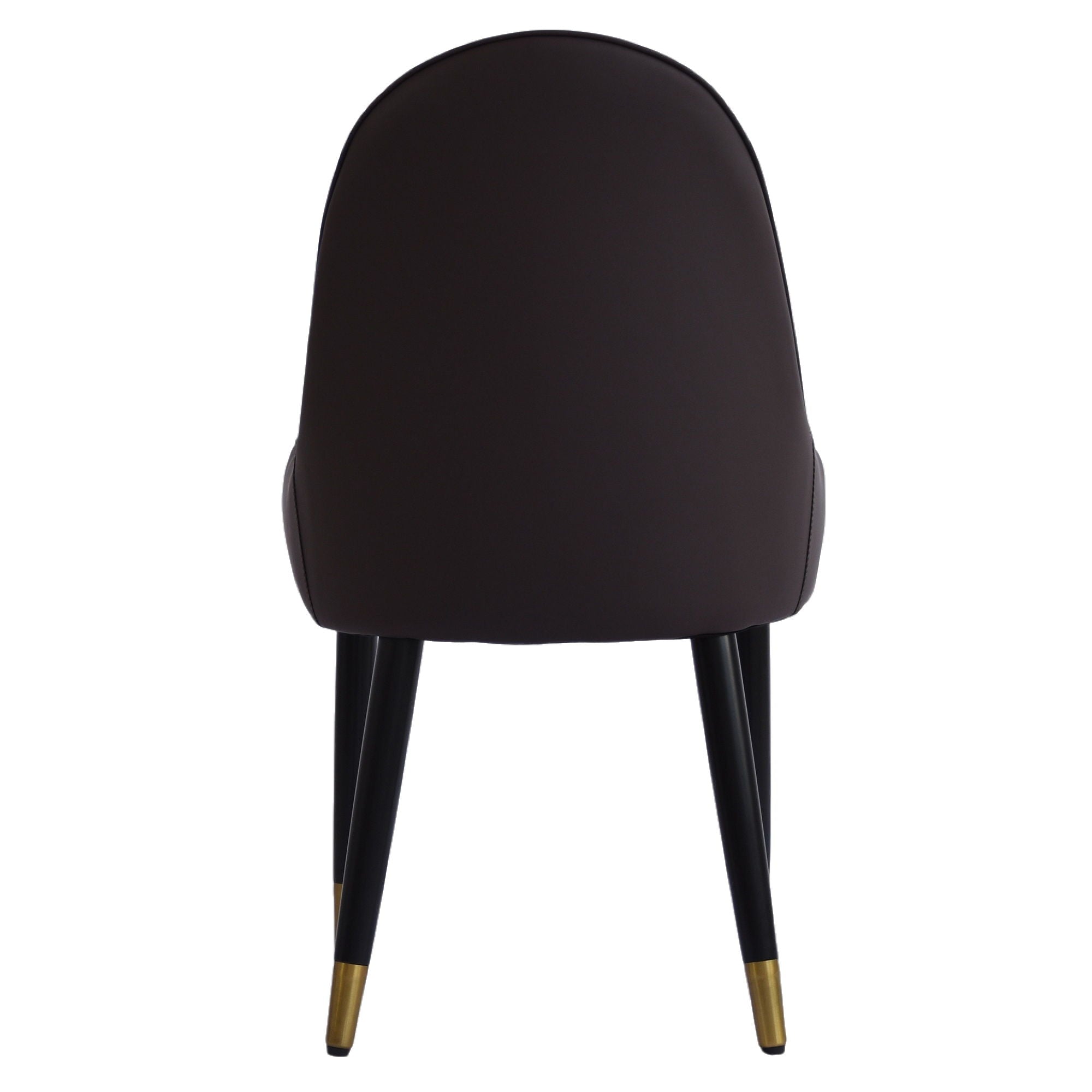 Modern Sponge-Filled Dining Chair, Solid Wood Metal Legs, Suitable For Restaurants, Living Rooms And Rooms (Set of 2)