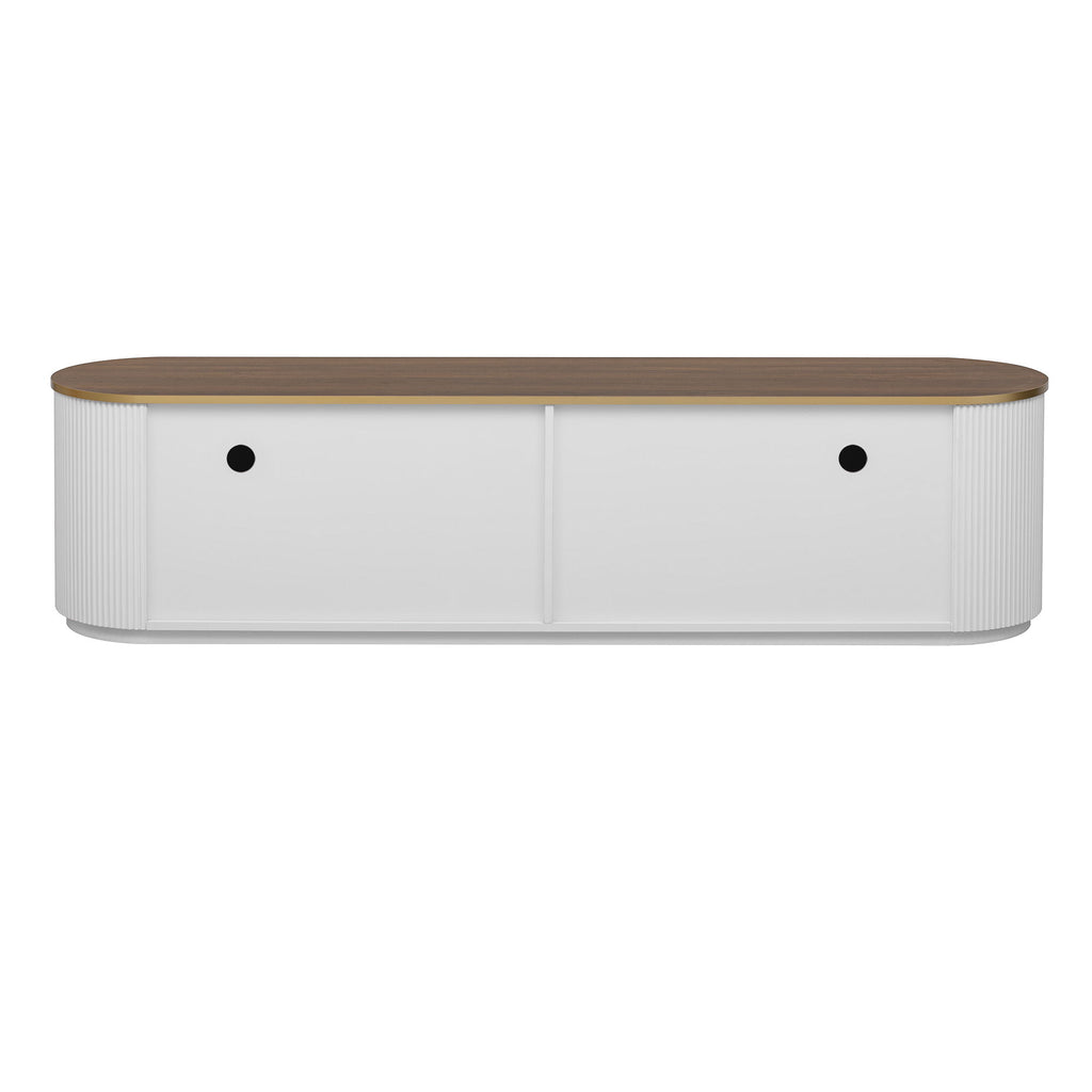 Minimalist TV Stand With 3 Drawers And 1 Shelf