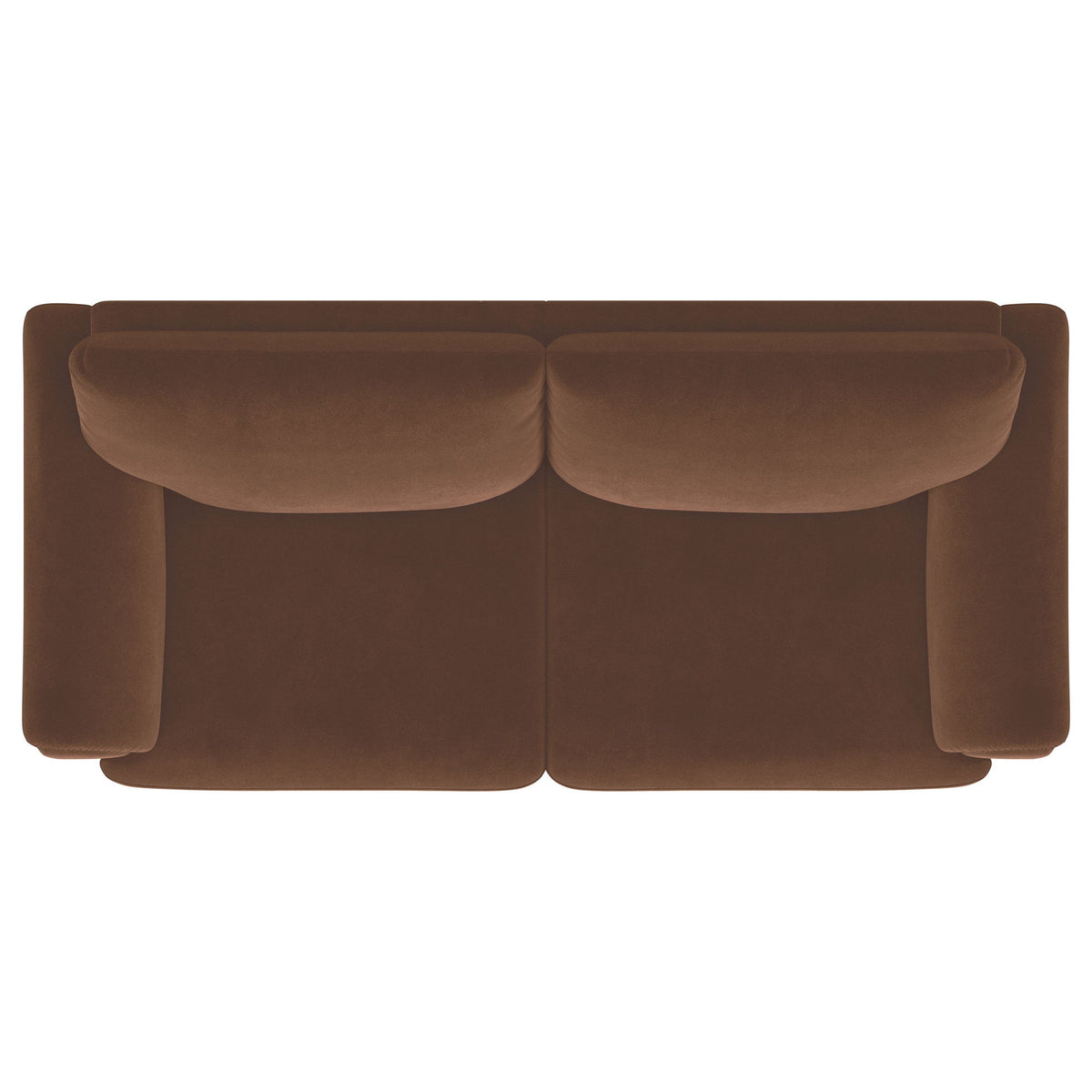 Dania - Sofa With Tufted Arms - Rust