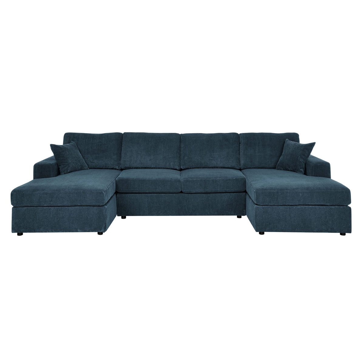 3 Piece Double Chaise Sectional Sofa