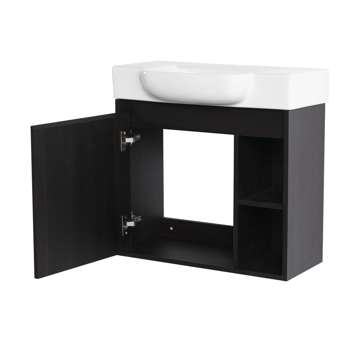 Wall Mounted Bathroom Vanity With Sink, Soft Close Door
