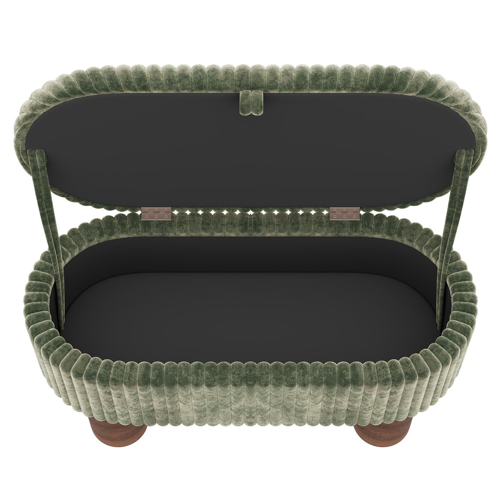 Modern Storage Ottoman Bench For Living Room
