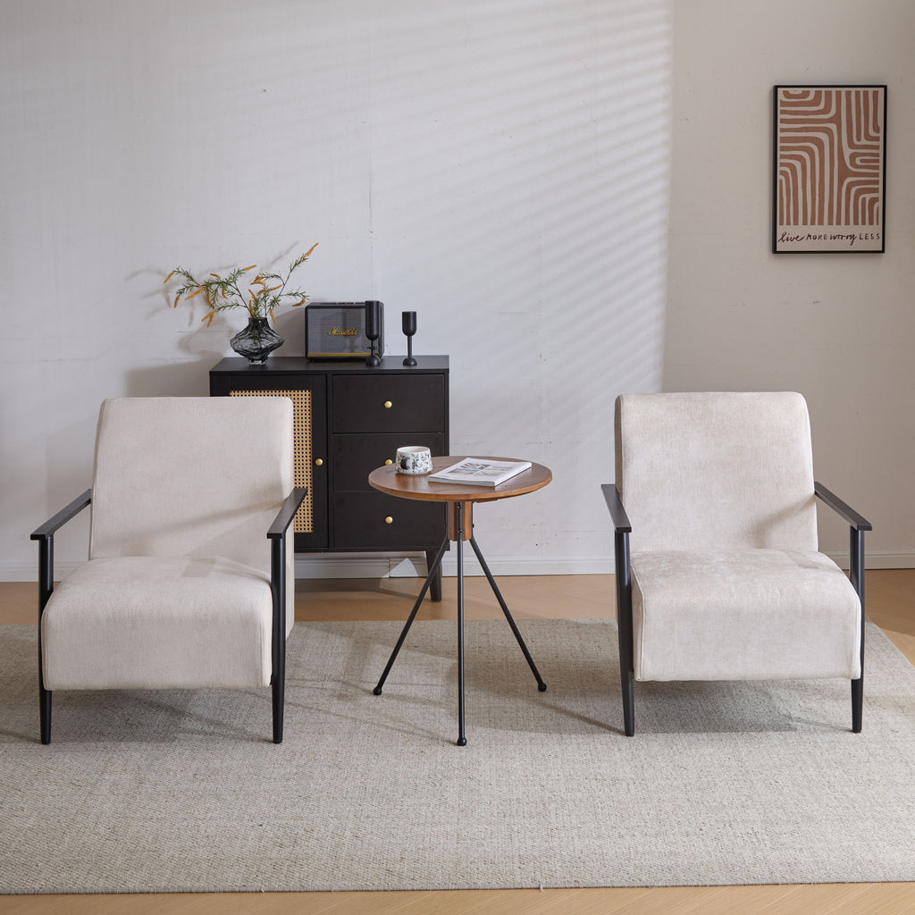 Modern Lounge Chair With Upholstery
