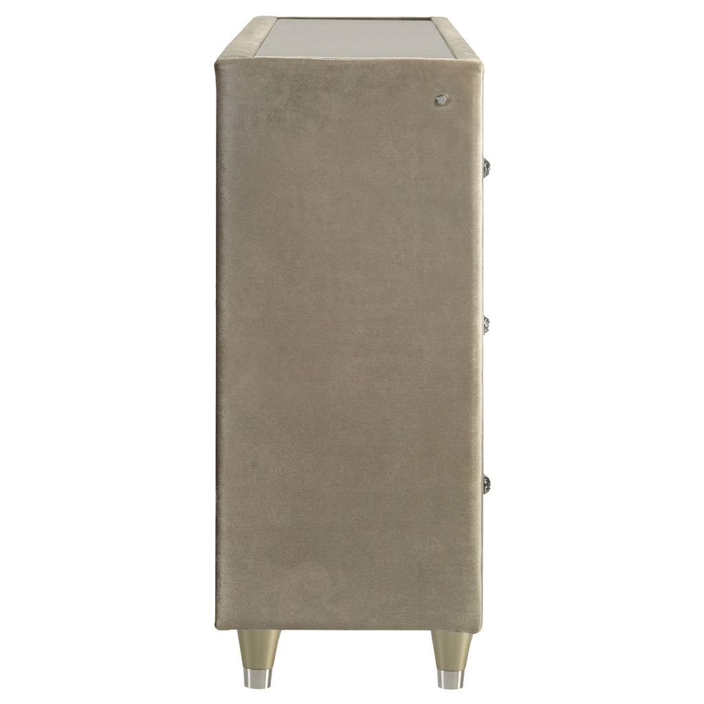 Mika - 8 Drawer LED Fireplace Dresser