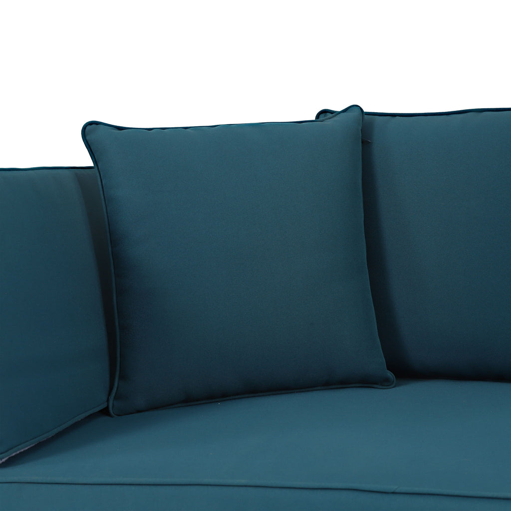Outdoor Acacia Wood Expandable Daybed With Cushions