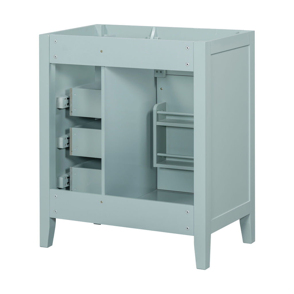 Modern Bathroom Vanity Base Only With Drawers, Freestanding Design