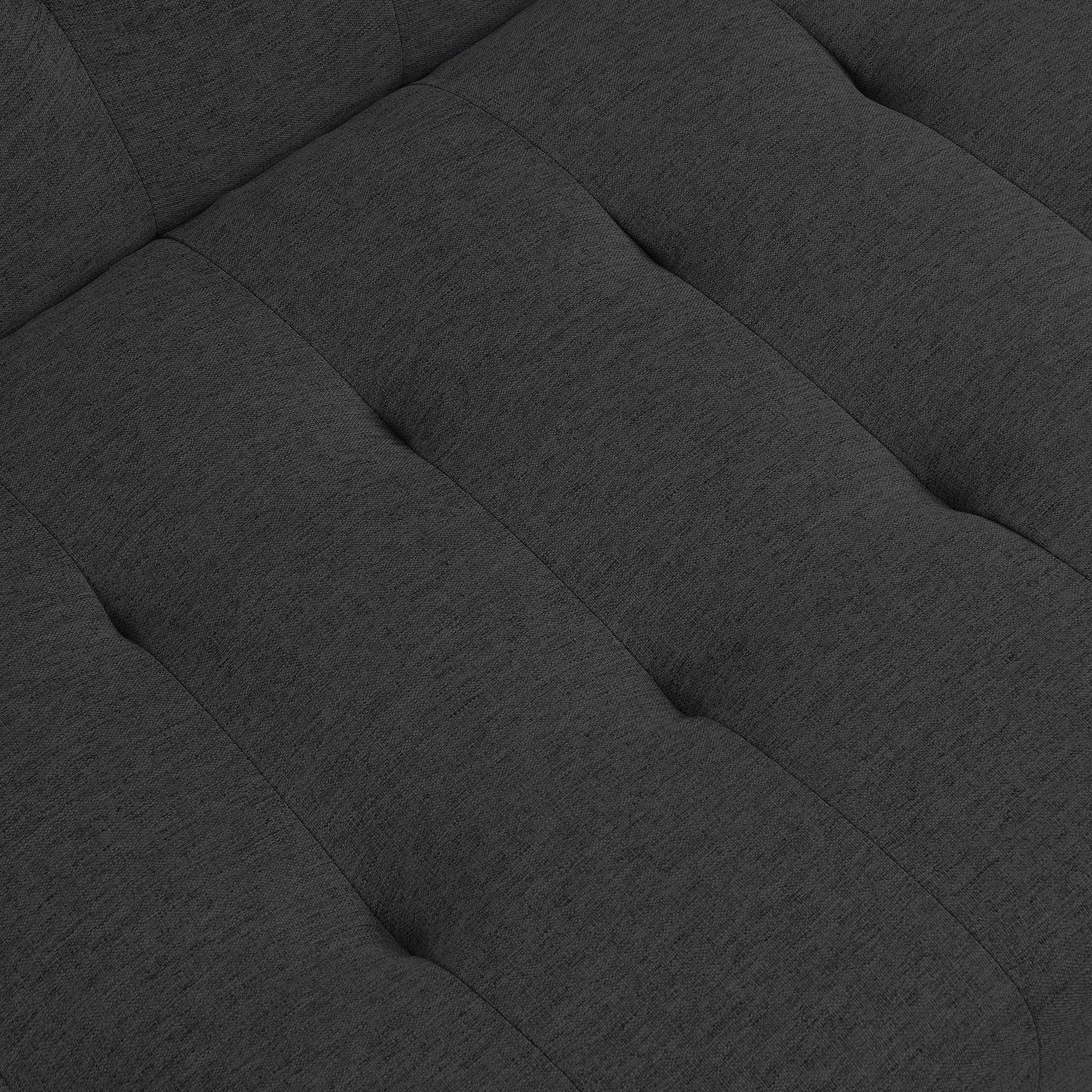 Modern Sofa Bed With Wood Frame And Stainless Legs