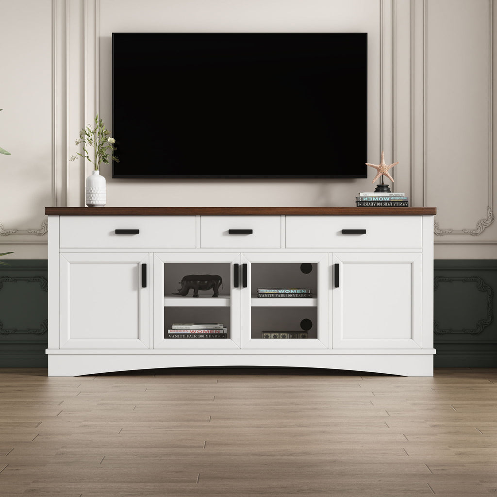 Modern TV Console & Adjustable Shelves