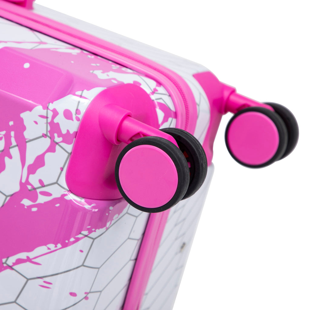 Luggage With Combination Lock, Lightweight Carry-On Suitcase
